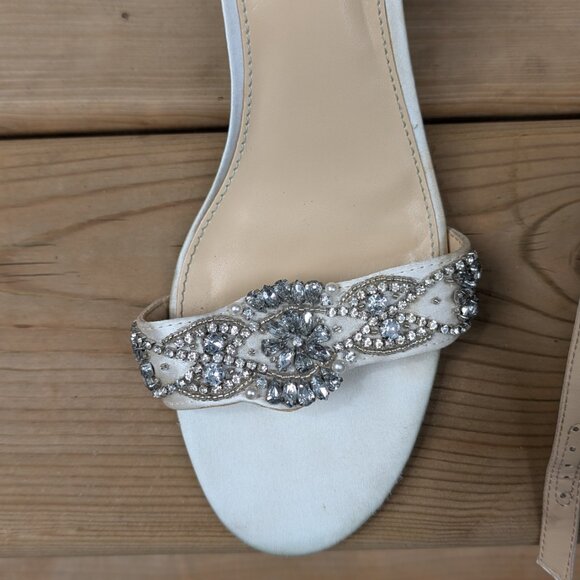 Betsy Johnson Wedding Heels size 9.5 - Picture 2 of 6